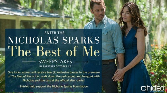The Best of Me Movie Sweepstakes
