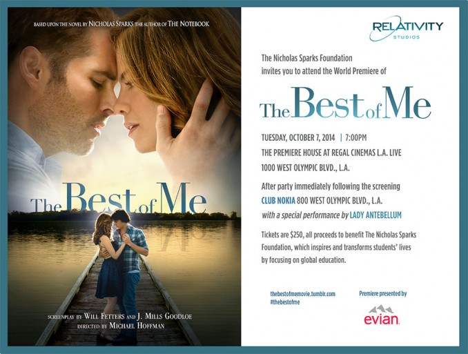 Want to Attend the Hollywood Premiere of The Best of Me?