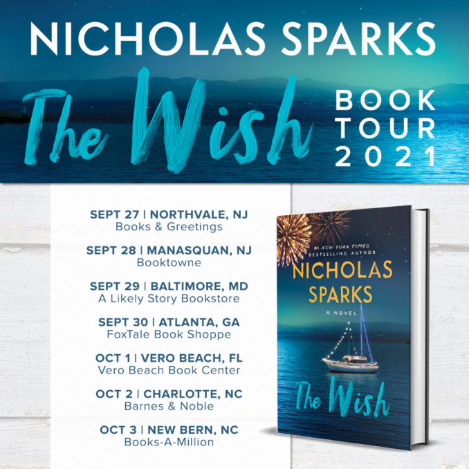 Book Tour Announcement for <i>The Wish</i>