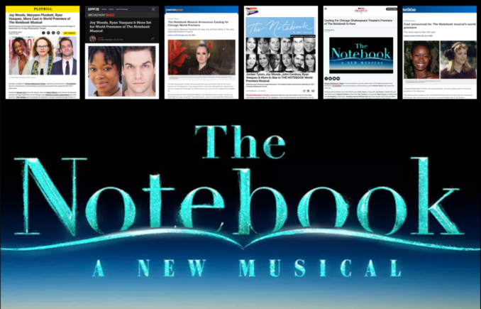 Casting Announced, Tickets on Sale for <i>The Notebook</i> Musical